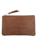 Leather Wallet Tinkerbell XXL  I LOVE AMSTERDAM