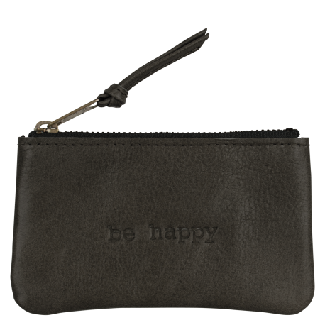 Leather pouch Tinkerbell 'Be Happy'