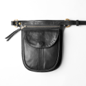 Leather bum bag Anita L
