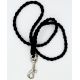 Leather hand braided keychain Lisa long