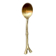 Brass spoon with twig handle