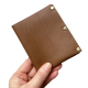 Leather handmade wallet Lef