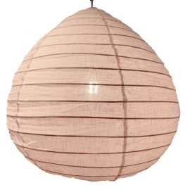 The linen lampshade Liv pink L