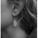 Silver earrings Leila
