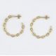 Gold plated earrings Kris
