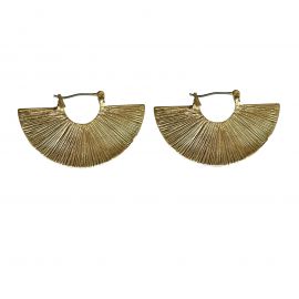 Brass earrings Fannie