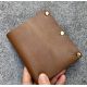 Leather handmade wallet Lef