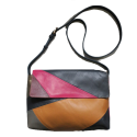 Leather patchwork bag Lana