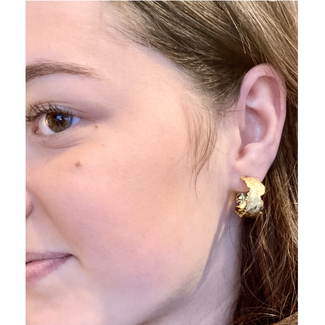 Gold plated earrings Kim