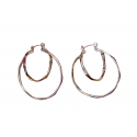 Rosé plated earrings Belle