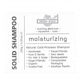Solid shampoo bar MOISTURISING