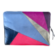 Leather laptop sleeve Lucas patchwork  multicolor for the Apple 13 inch