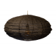 The linen lampshade Ufo Large black